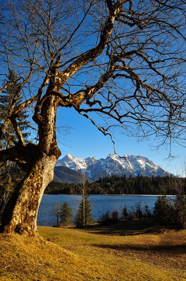 Lake Barmsee in Upper Bavaria