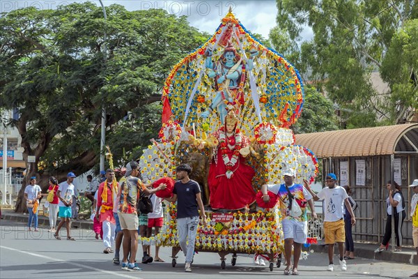 Mahashivratree Pilgrims on their way to Grand Bassin