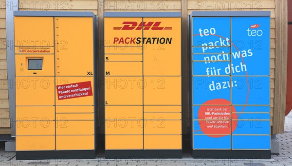 Parcel station of the German Post