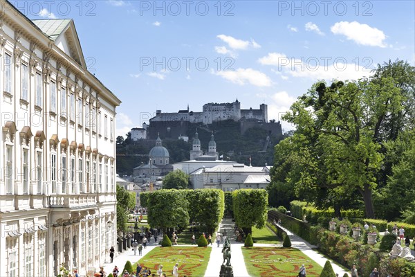 Mirabell Palace with Mirabell Gardens