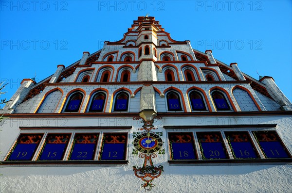 Facade with Advent calendar