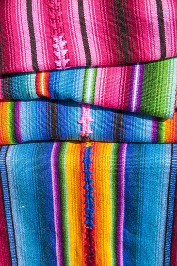 Colorful textiles