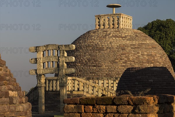 Stupa 3 with a single torana