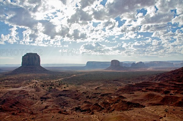 Scenic View of Monument Valley