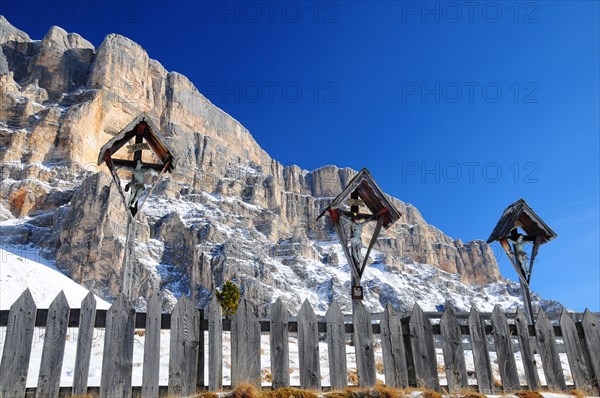 Crosses at the Heiligkreuz Hospice