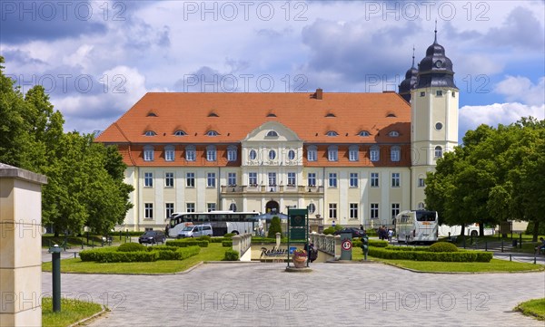 Mecklenburg-Western Pomerania Mecklenburg Lake District Bluecher Castle in the Land Fleesensee Goehren Lebbin