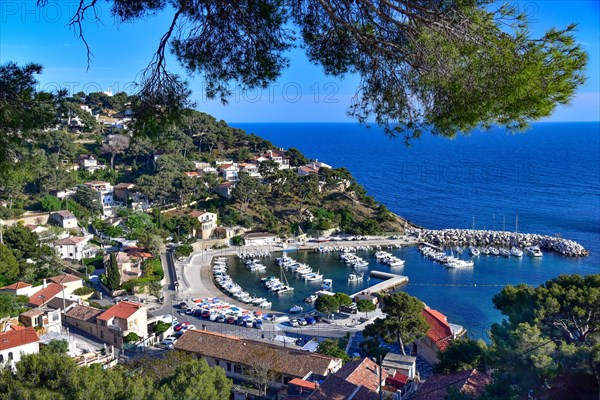 Port of Ensues-la-Redonne on the Cote Bleue