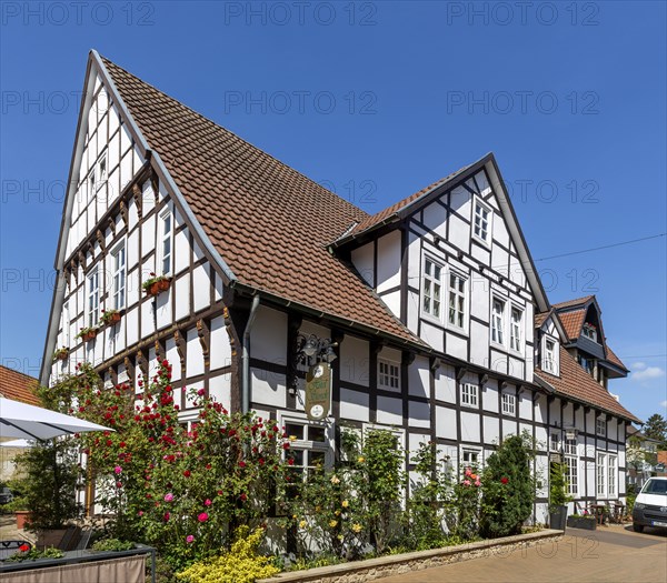 Residential building in half-timbered construction