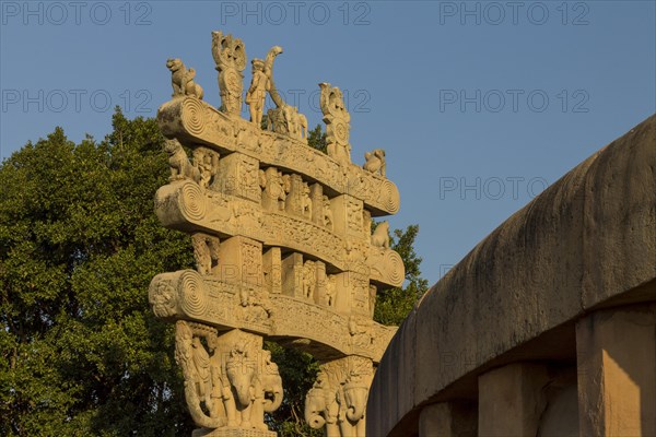 Elaborately carved North Torana