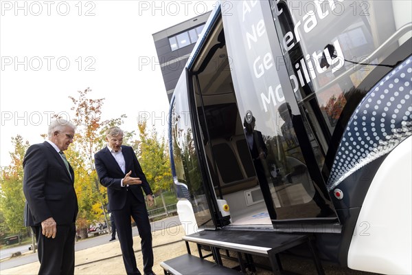 Autonomous vehicle by ZF Friedrichshafen. Wolf-Henning Scheider