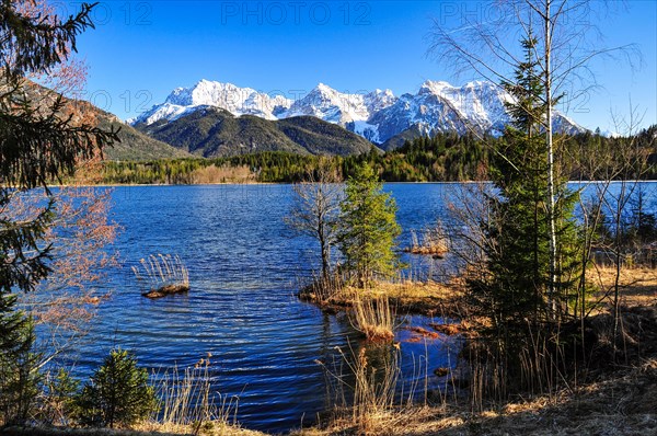 Lake Barmsee in Upper Bavaria