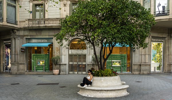 Houses and shops on the boulevard Passeig de Gracia