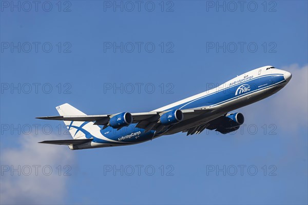 Fraport Airport with aircraft of type Boeing 747