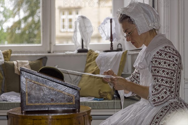 Baroque Days Historical Costumes Bueckeburg Castle Schaumburg Lower Saxony Germany