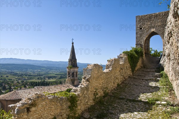 View of Sain-Saturnin-les-Apt