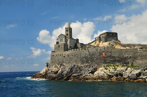 Church of San Pietro in Porto Venere in the Cinque Terre