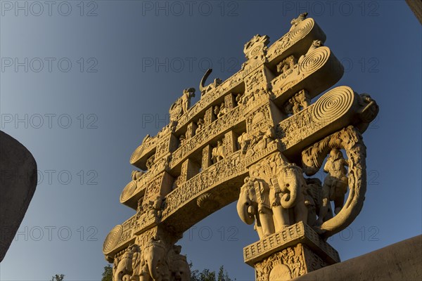 Elaborately carved North Torana