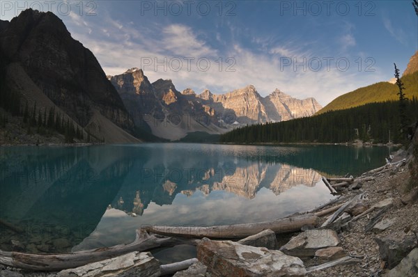 Moraine Lake at sunrise