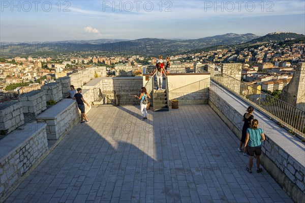 Viewing terrace of Castello Monforte