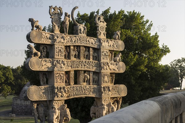 Elaborately carved North Torana