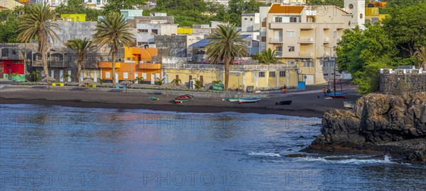 Harbour Scene Sao Vicente Island Santo Antao Cape Verde