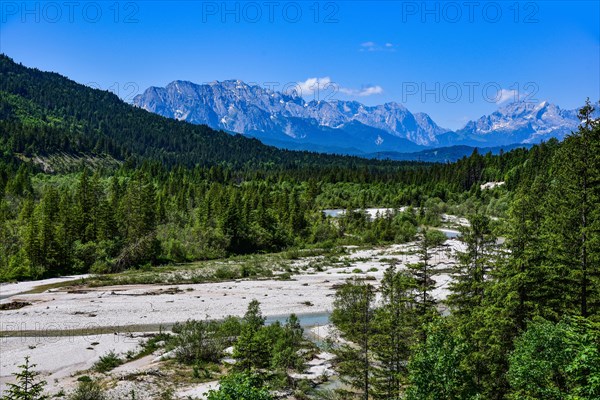 At the headwaters of the Isar between Vorderriss and Wallgau