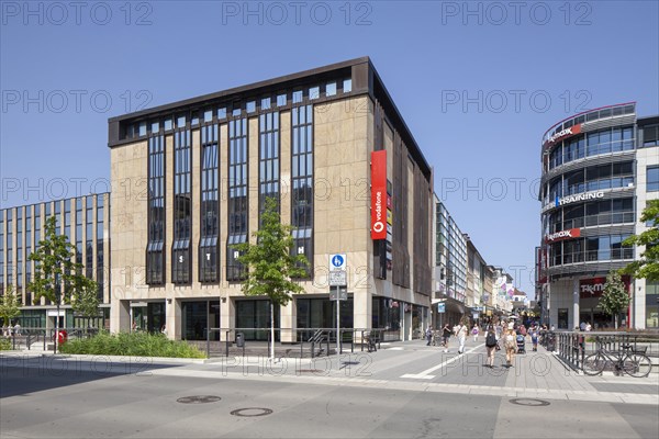 Berliner Platz with Holstenfleet and Holstenstrasse pedestrian zone