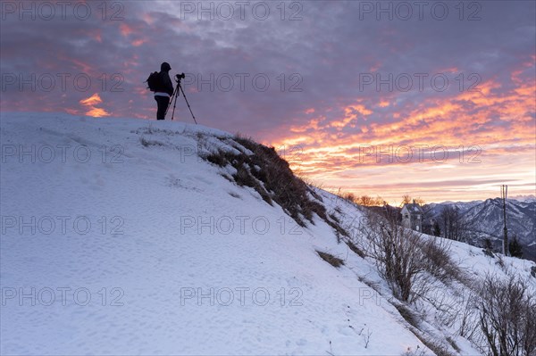 Photographer taking pictures