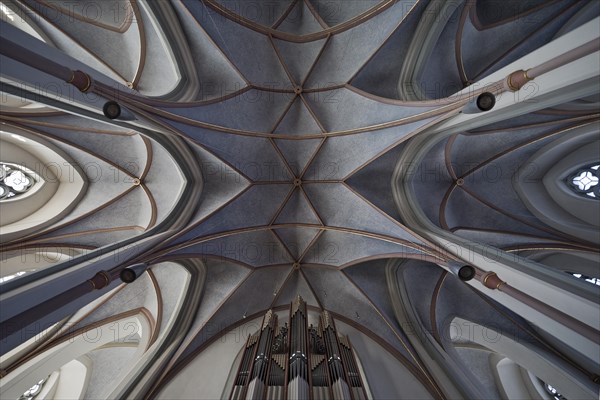 Vault of the Gothic Hall Church of St. Gangolf