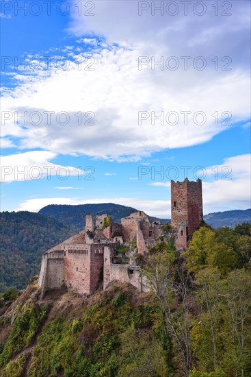 Ruin of the Chateau de Saint-Ulrich