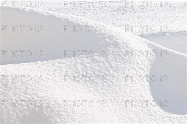 Abstract of snow and light
