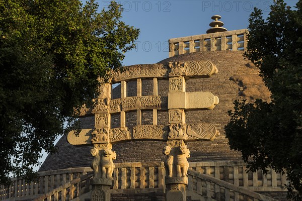 Elaborately carved South Torana