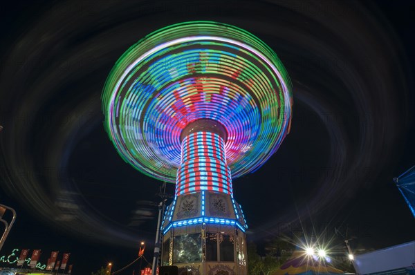 Carousel at night