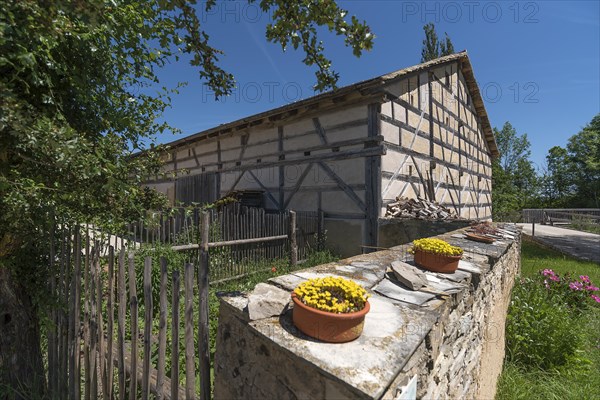 Historic barn of an outlet mill