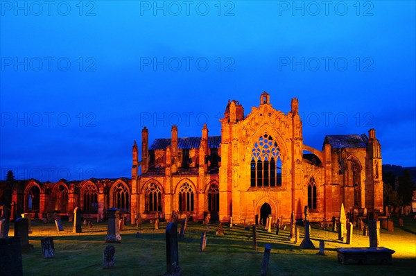 Melrose Abbey Ruin