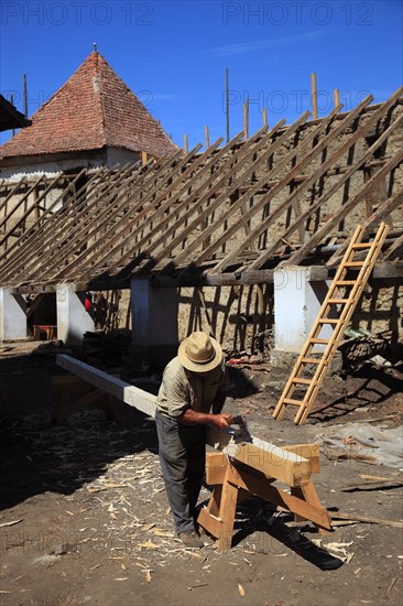 Renovation work on the Unesco World Heritage Site