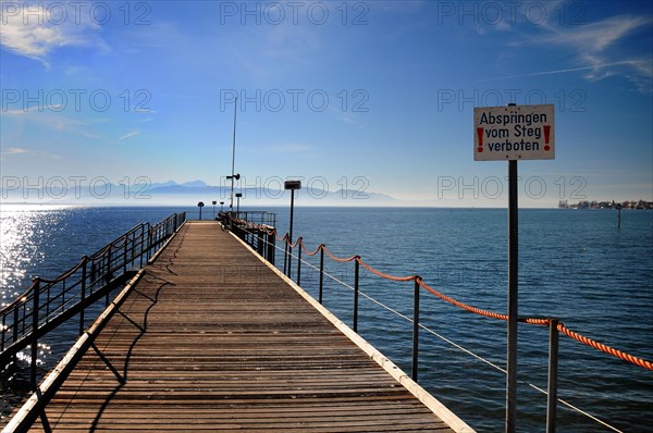 Jetty at the lido in Lindau