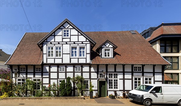 Residential building in half-timbered construction