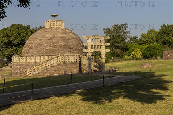 Stupa 3 with its single torana