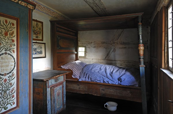 Sleeping chamber in the Koeblergut