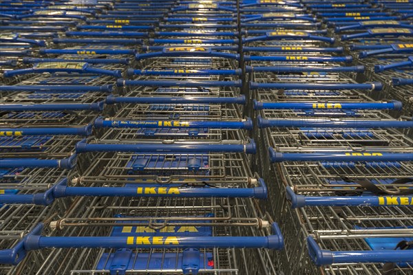 Shopping trolley at IKEA