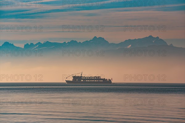 Passenger ship on Lake Constance