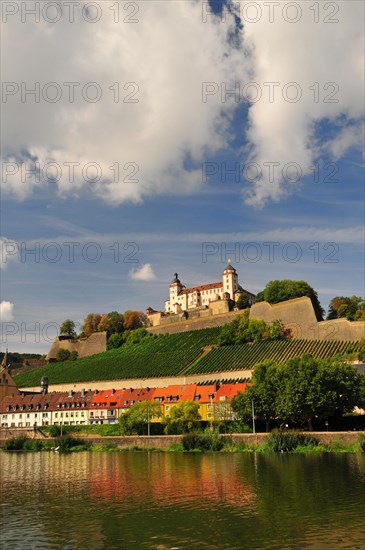 View over the Main River to Marienberg Fortress