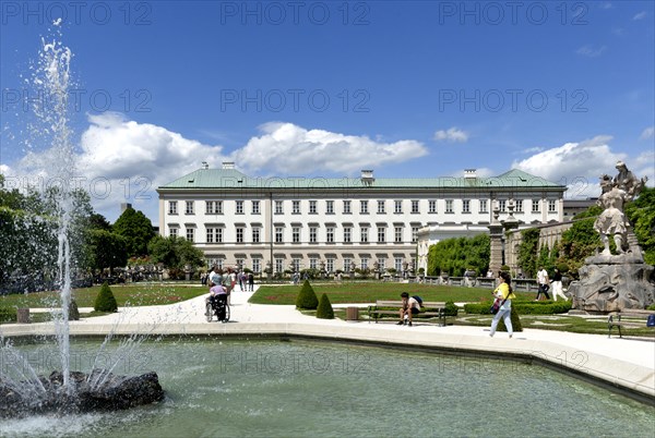 Mirabell Palace with Mirabell Gardens