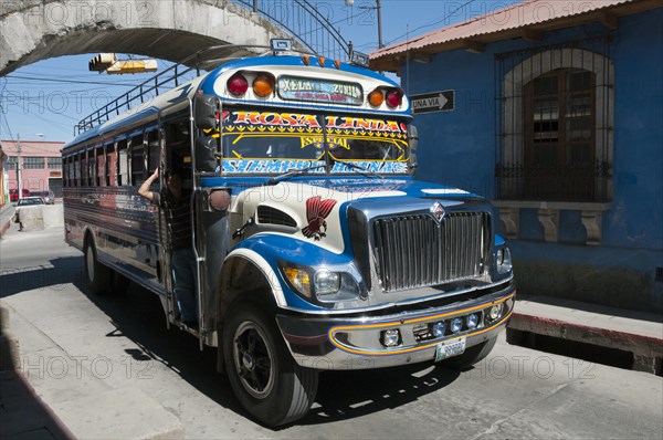 Colorful Chicken bus camioneta