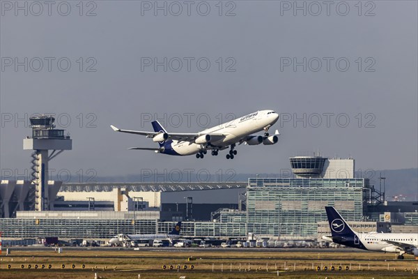 Frankfurt Airport with tower