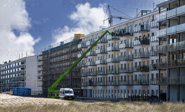 Old and modernised blocks of houses in Prora