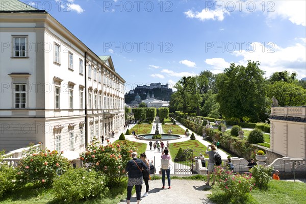 Mirabell Palace with Mirabell Gardens