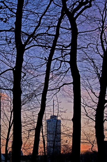 The hotel tower in Augsburg