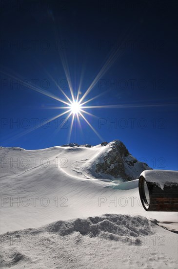 Panoramic view from a mountain station